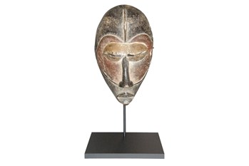 African mask on Large T-arm stand