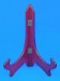 red wood display easels by amron