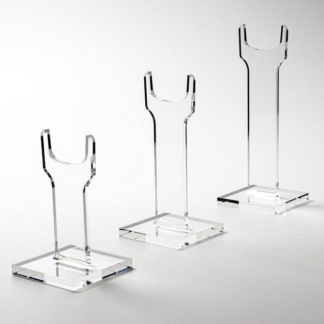 Details about   Case Of 22 New Clear Acrylic Hand Guns Display Stand Holders 8.5”X 4” H X 2.5” W 
