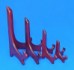 red wood display easels by amron