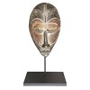 African mask on Large T-arm stand