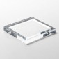 Acrylic art base, acrylic riser, acrylic block, plastic block, beveled riser, plexiglass base, Square riser, square base