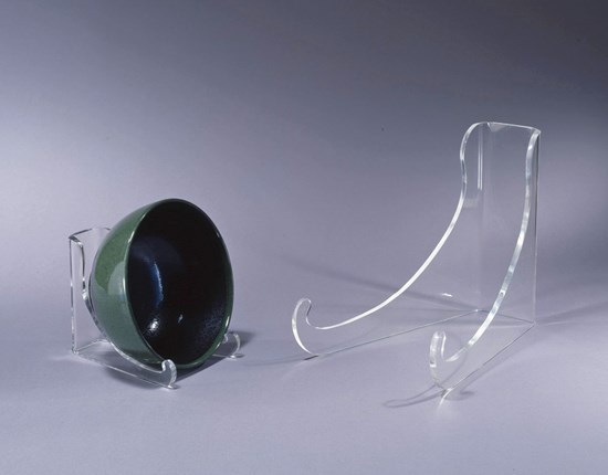Acrylic Bowl Stand - Deep Easel Display