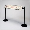 Museum Rails, museum information display, Museum Signs, Exhibit sign, exhibition signage