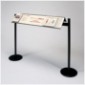 Museum Rails, museum information display, Museum Signs, Exhibit sign, exhibition signage
