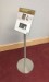 art display info stand