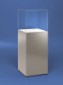 Stuttgart Pedestal Case - 24" Wide x 24" Glass height museum exhibit case, display case, glass display case, museum display case, display showcase