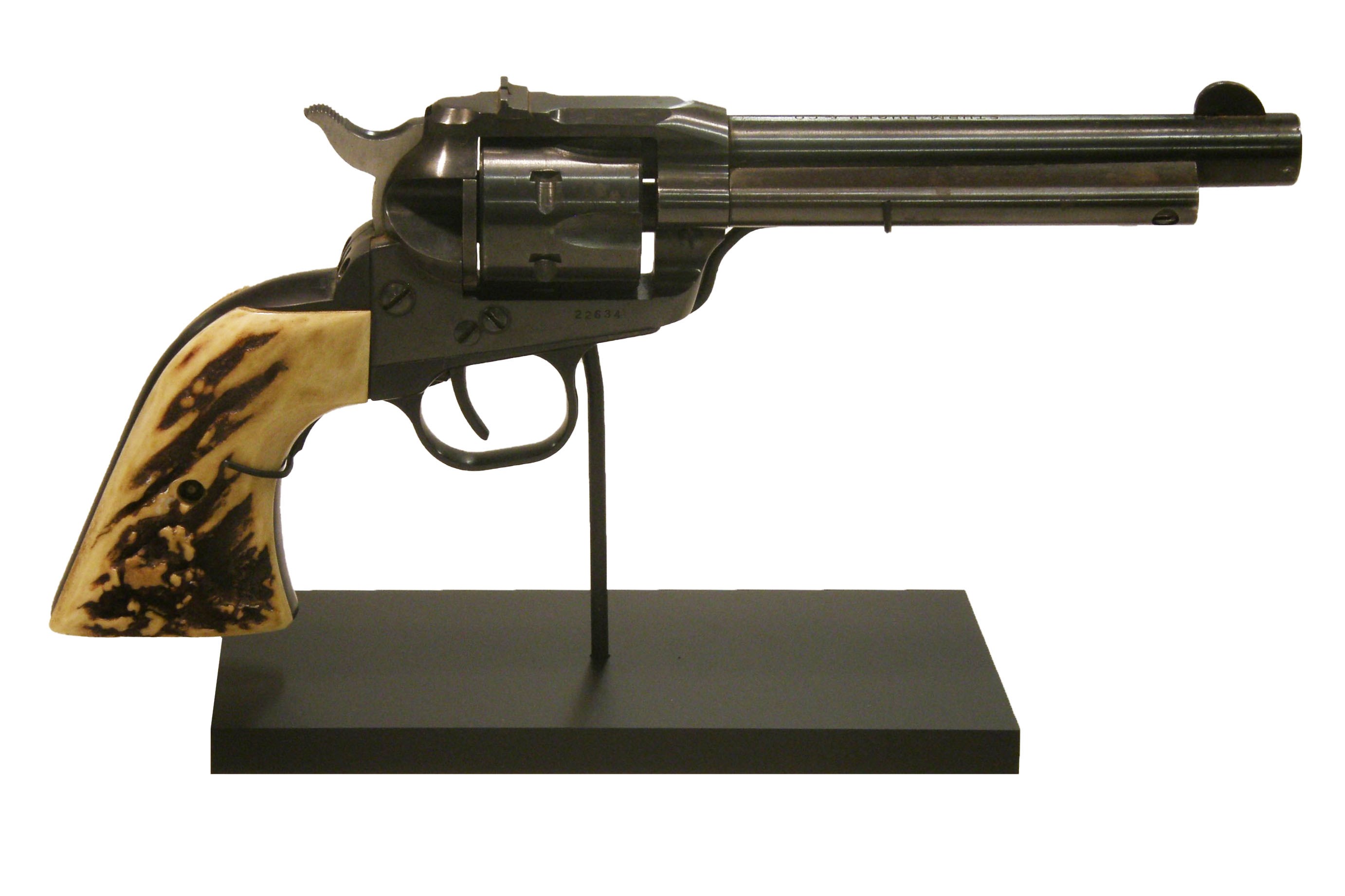 Innovative Gun Pistol Display Stand of Solid Wood  and Acrylic Adjustable 
