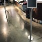 Q-cord Retractable barrier,  Museum guidance, Premium barrier, Screw Fixed base, 