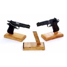 wood pistol stands at ADE