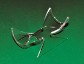Acrylic mount in front of green background