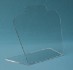 Acrylic mount in front of blue background