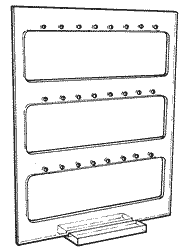 Drawing of acrylic mount