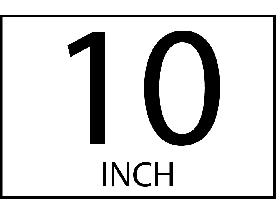 10" High