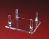Acrylic sheet with four round acryllic posts 