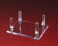 Acrylic sheet with four round acryllic posts 